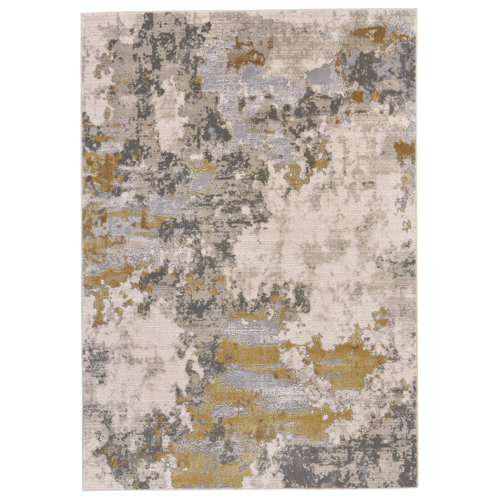 Bloomsbury Market Reichenbach Yellow/Gold Area Rug & Reviews Wayfair